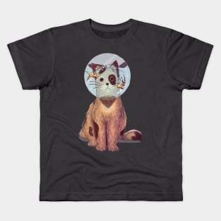 Cats like fish Kids T-Shirt